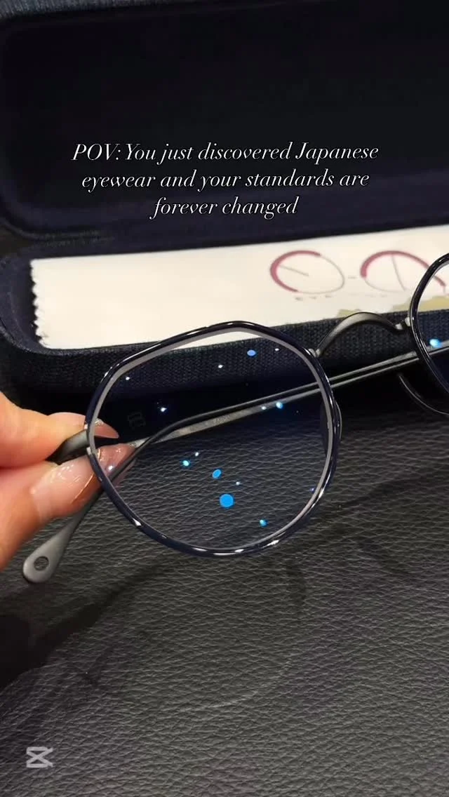 Image 63: POV: You just discovered Japanese eyewear — and now, nothing else compares 🇯🇵 From the precise craftsmanship to the feather-light comfort and timeless design, Japanese eyewear isn’t just about seeing better — it’s about experiencing eyewear on a whole new level. Whether it’s the subtle elegance of titanium frames or the innovation behind every detail, once you try them on, you won’t look back. Ready to upgrade your eyewear game? Drop by and explore our curated Japanese collections in-store. #eyetheory #japaneseeyewear #japanesecraftsmanship #madeinjapan #luxuryeyewear #highquality #titanium #glasses